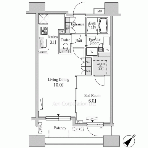 Property Blueprint /rent/tokyoapartment/search/results/158007/2008041194.html
