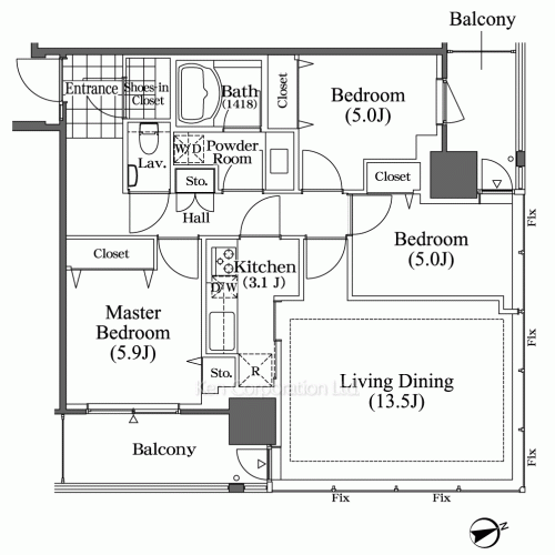 Property Blueprint /rent/tokyoapartment/search/results/158085/2008041945.html