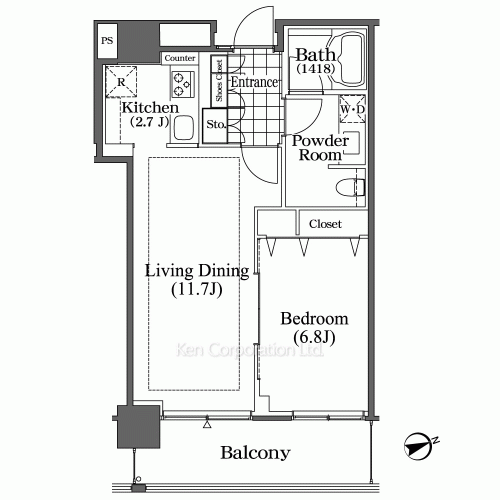 Property Blueprint /rent/tokyoapartment/search/results/158085/2008041991.html