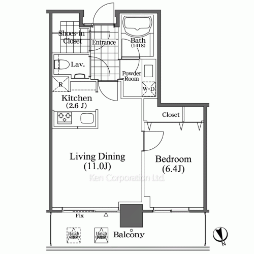 Property Blueprint /rent/tokyoapartment/search/results/158085/2008042013.html