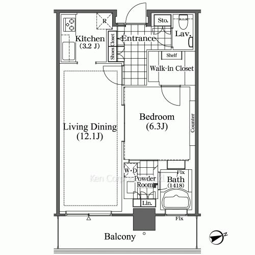 Property Blueprint /rent/tokyoapartment/search/results/158085/2008042200.html