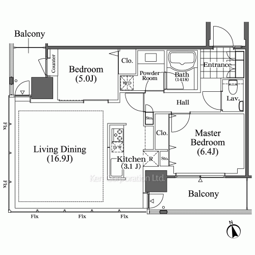 Property Blueprint /rent/tokyoapartment/search/results/158085/2008042406.html