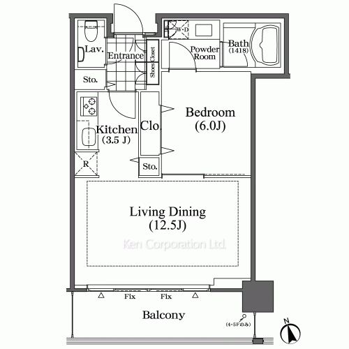 Property Blueprint /rent/tokyoapartment/search/results/158085/2008042418.html