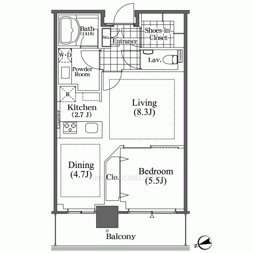 Property Blueprint /rent/tokyoapartment/search/results/158085/2008042558.html
