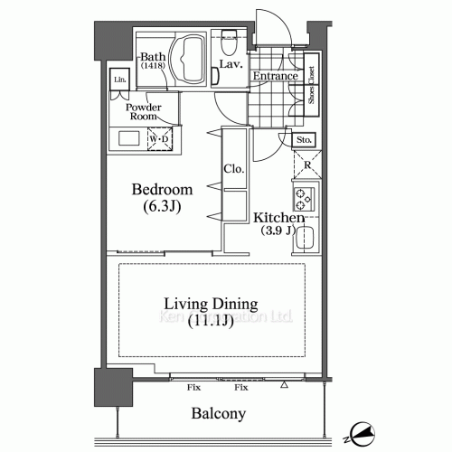 Property Blueprint /rent/tokyoapartment/search/results/158085/2008050109.html