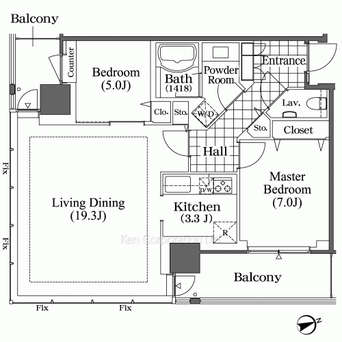 Property Blueprint /rent/tokyoapartment/search/results/158085/2008050113.html