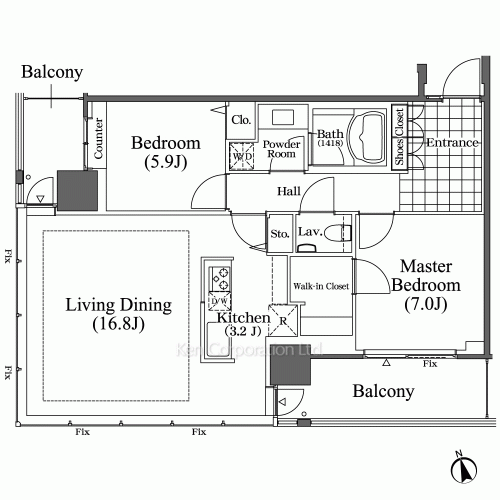 Property Blueprint /rent/tokyoapartment/search/results/158085/2008050125.html