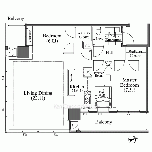 Property Blueprint /rent/tokyoapartment/search/results/158085/2008050135.html