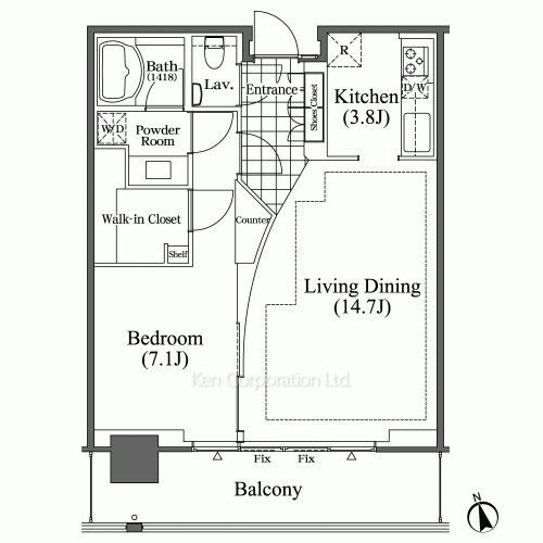 Property Blueprint /rent/tokyoapartment/search/results/158085/2008050151.html