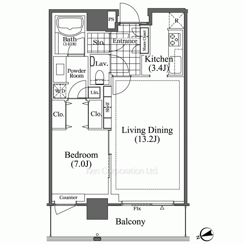 Property Blueprint /rent/tokyoapartment/search/results/158085/2008050201.html