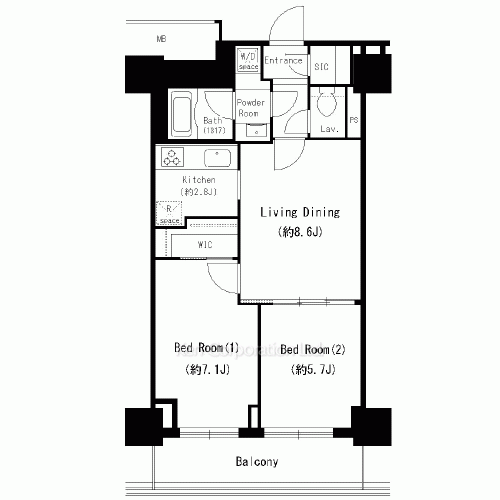 Property Blueprint /rent/tokyoapartment/search/results/158217/2008051281.html