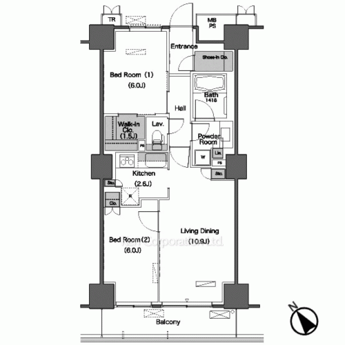 Property Blueprint /rent/tokyoapartment/search/results/158244/2008051365.html