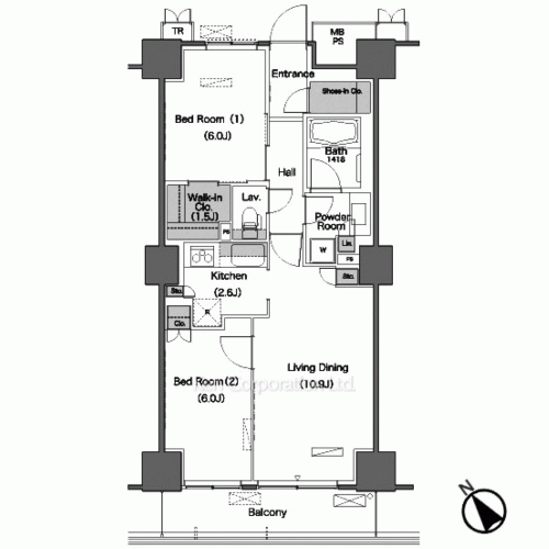 Property Blueprint /rent/tokyoapartment/search/results/158244/2008051368.html