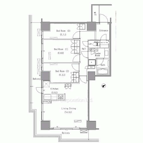 Property Blueprint /rent/tokyoapartment/search/results/158244/2008051414.html