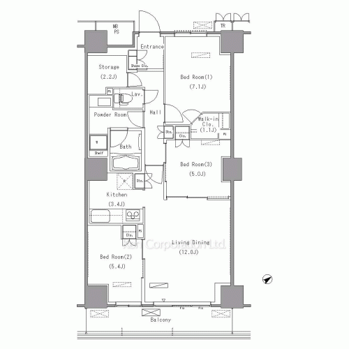Property Blueprint /rent/tokyoapartment/search/results/158244/2008051456.html