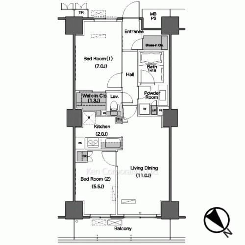 Property Blueprint /rent/tokyoapartment/search/results/158244/2008051592.html