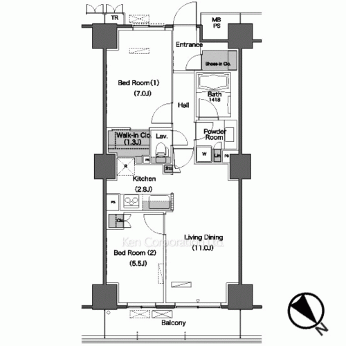 Property Blueprint /rent/tokyoapartment/search/results/158244/2008051594.html