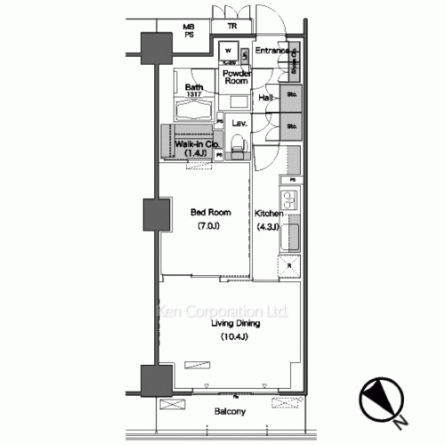 Property Blueprint /rent/tokyoapartment/search/results/158244/2008051617.html
