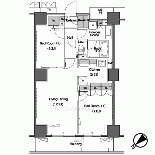 Property Blueprint /rent/tokyoapartment/search/results/158244/2008051655.html