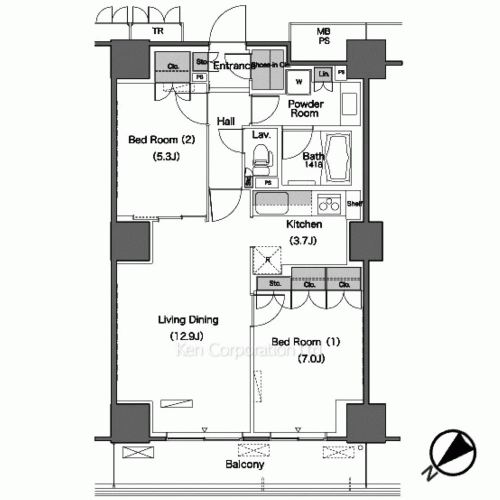 Property Blueprint /rent/tokyoapartment/search/results/158244/2008051669.html