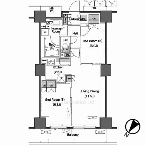 Property Blueprint /rent/tokyoapartment/search/results/158244/2008051686.html