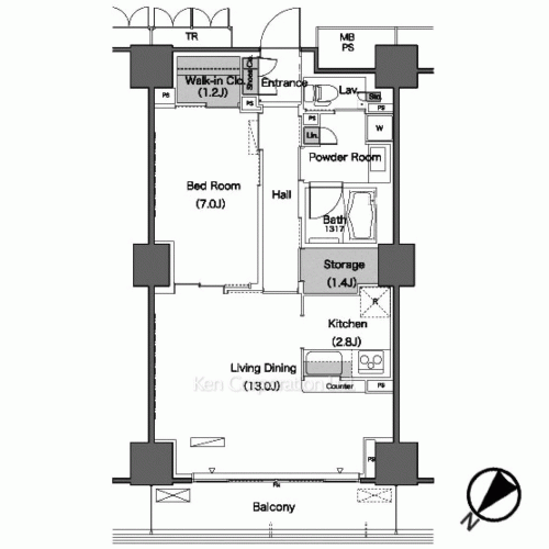 Property Blueprint /rent/tokyoapartment/search/results/158244/2008051709.html