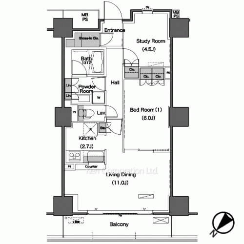 Property Blueprint /rent/tokyoapartment/search/results/158244/2008051728.html