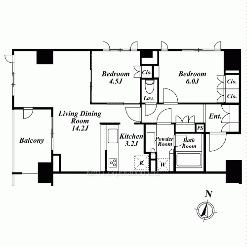 Property Blueprint /rent/tokyoapartment/search/results/158084/2008052006.html