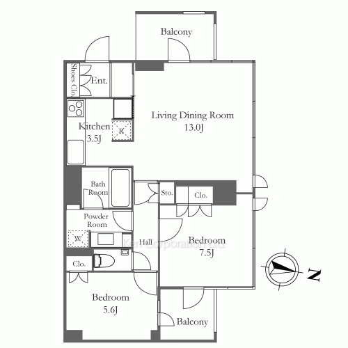 Property Blueprint /rent/tokyoapartment/search/results/158084/2008052297.html