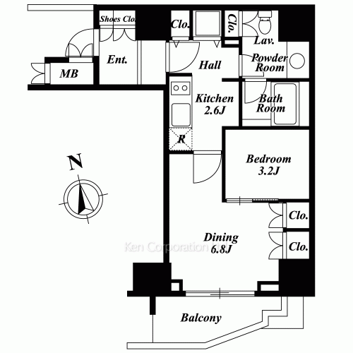 Property Blueprint /rent/tokyoapartment/search/results/158521/2008060396.html