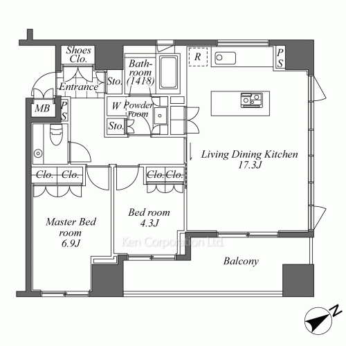 Property Blueprint /rent/tokyoapartment/search/results/158906/2008070473.html