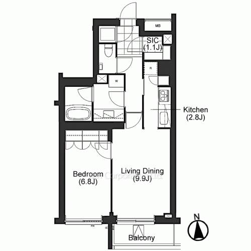 Property Blueprint /rent/tokyoapartment/search/results/158964/2008070604.html