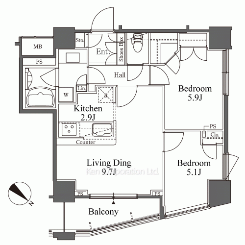 Property Blueprint /rent/tokyoapartment/search/results/158206/2008100781.html