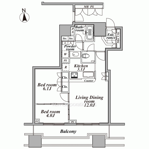 Property Blueprint /rent/tokyoapartment/search/results/160152/2008120295.html