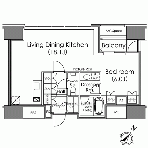 Property Blueprint /rent/tokyoapartment/search/results/160553/2009020887.html