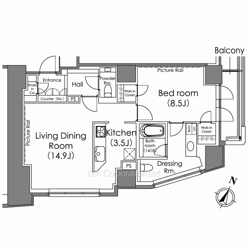 Property Blueprint /rent/tokyoapartment/search/results/160553/2009020911.html
