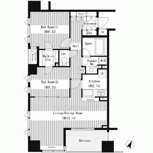 Property Blueprint /rent/tokyoapartment/search/results/137056/2009040128.html