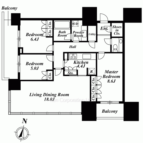 Property Blueprint /rent/tokyoapartment/search/results/158133/2009071086.html