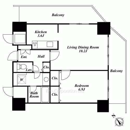 Property Blueprint /rent/tokyoapartment/search/results/134919/2009100817.html