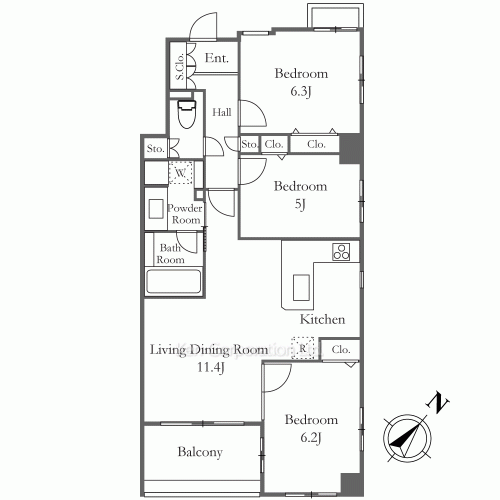 Property Blueprint /rent/tokyoapartment/search/results/152682/2009120330.html