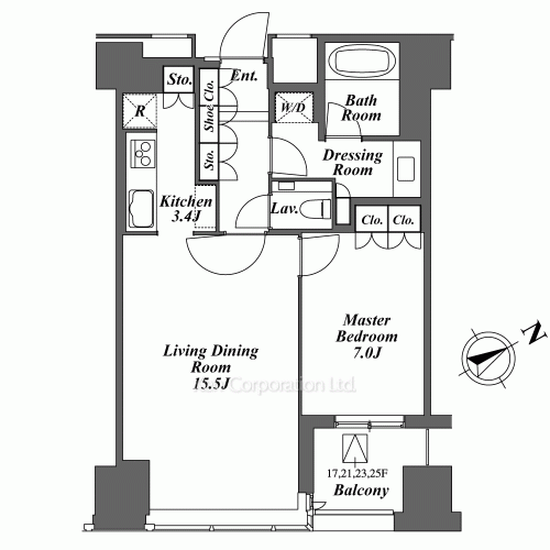 Property Blueprint /rent/tokyoapartment/search/results/163507/2009120921.html