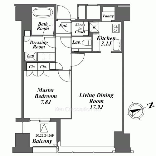 Property Blueprint /rent/tokyoapartment/search/results/163507/2009120943.html