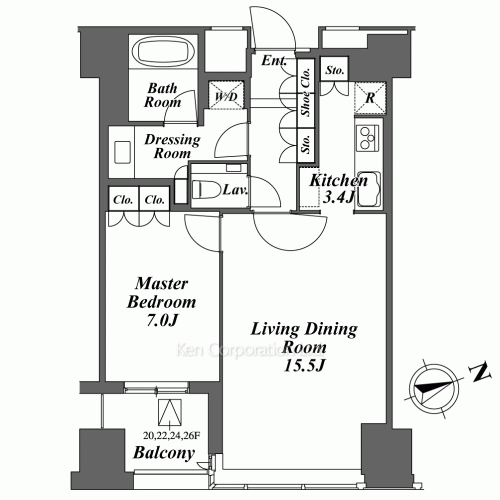 Property Blueprint /rent/tokyoapartment/search/results/163507/2009120978.html
