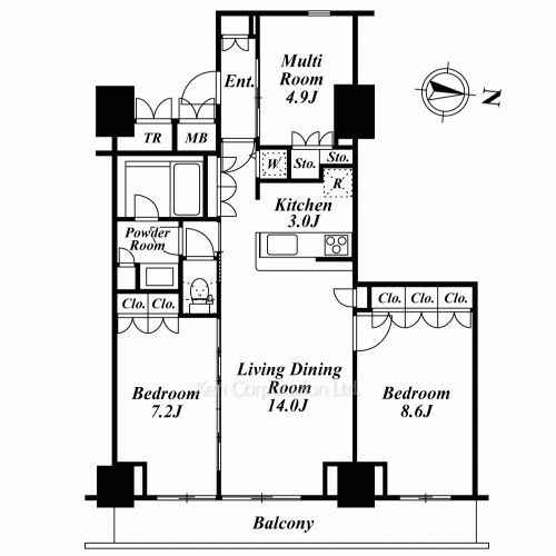Property Blueprint /rent/tokyoapartment/search/results/137355/2010010813.html