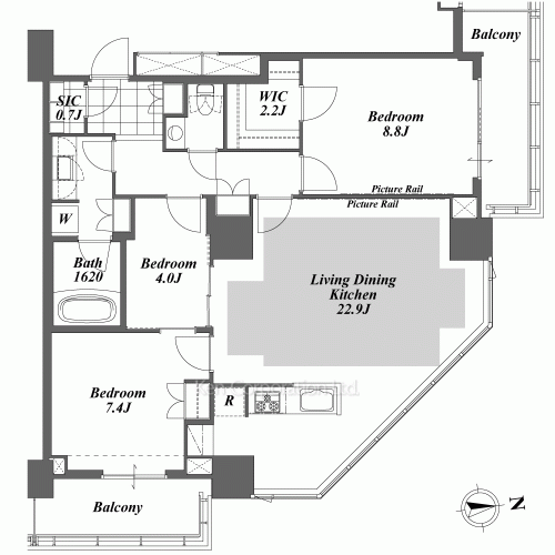 Property Blueprint /rent/tokyoapartment/search/results/165889/2010120278.html