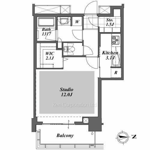 Property Blueprint /rent/tokyoapartment/search/results/165889/2010120317.html