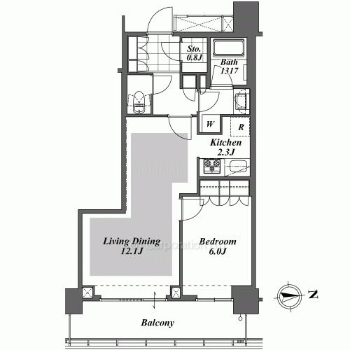 Property Blueprint /rent/tokyoapartment/search/results/165889/2010120342.html
