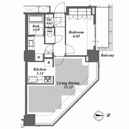 Property Blueprint /rent/tokyoapartment/search/results/165889/2010120412.html