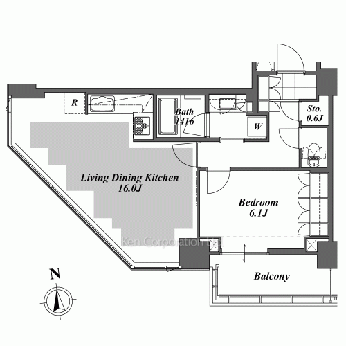 Property Blueprint /rent/tokyoapartment/search/results/165889/2010120415.html