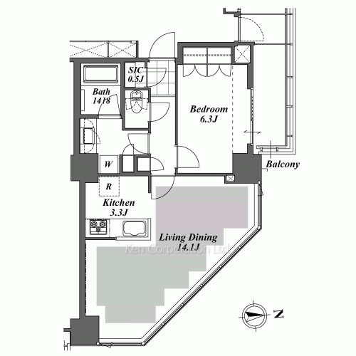 Property Blueprint /rent/tokyoapartment/search/results/165889/2010120527.html